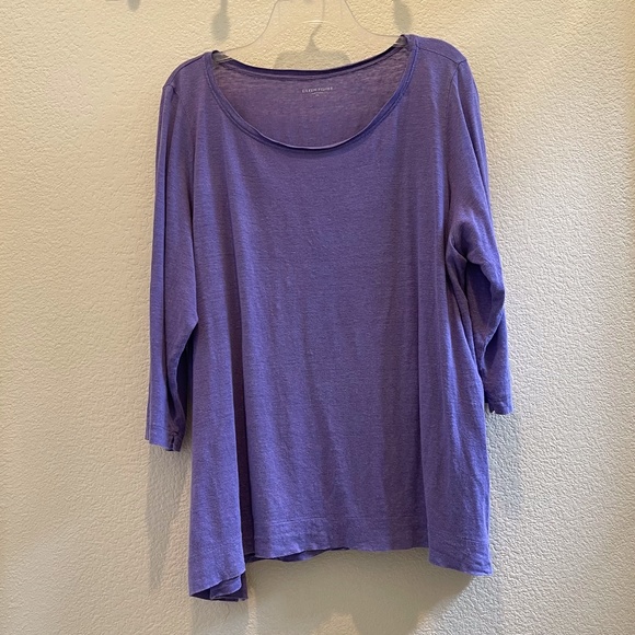 Eileen Fisher Tops - Eileen Fisher Linen Tee